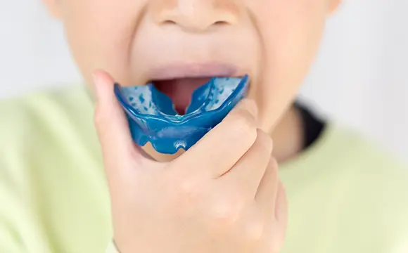 3歳児からの反対咬合の矯正治療（ムーシールド）